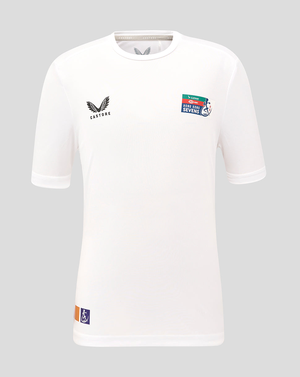 Junior Hong Kong China Rugby Tee - White