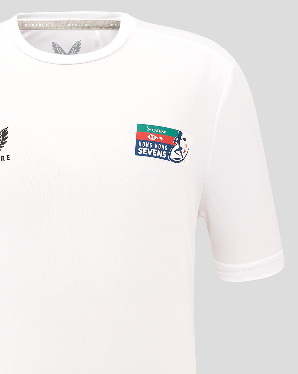Junior Hong Kong China Rugby Tee - White