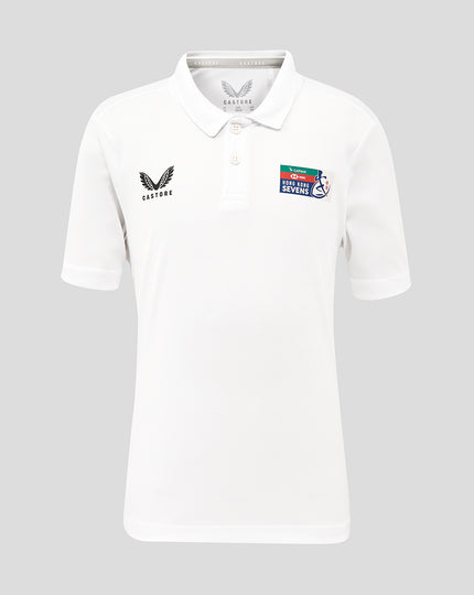 Junior Hong Kong China Rugby Polo - White