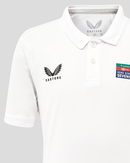Junior Hong Kong China Rugby Polo - White