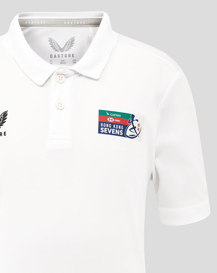 Junior Hong Kong China Rugby Polo - White