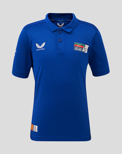 Junior Hong Kong China Rugby Polo - Blue