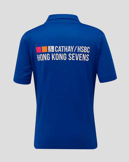 Junior Hong Kong China Rugby Polo - Blue