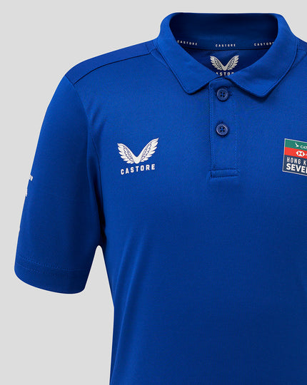 Junior Hong Kong China Rugby Polo - Blue
