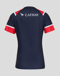 Back view of navy HK 7s development replica jersey with Cathay sponsor lettering across the upper back