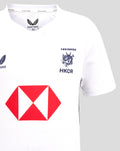 Front view of white Junior 7s Away Replica jersey with HKCR crest and HSBC sponsor logo