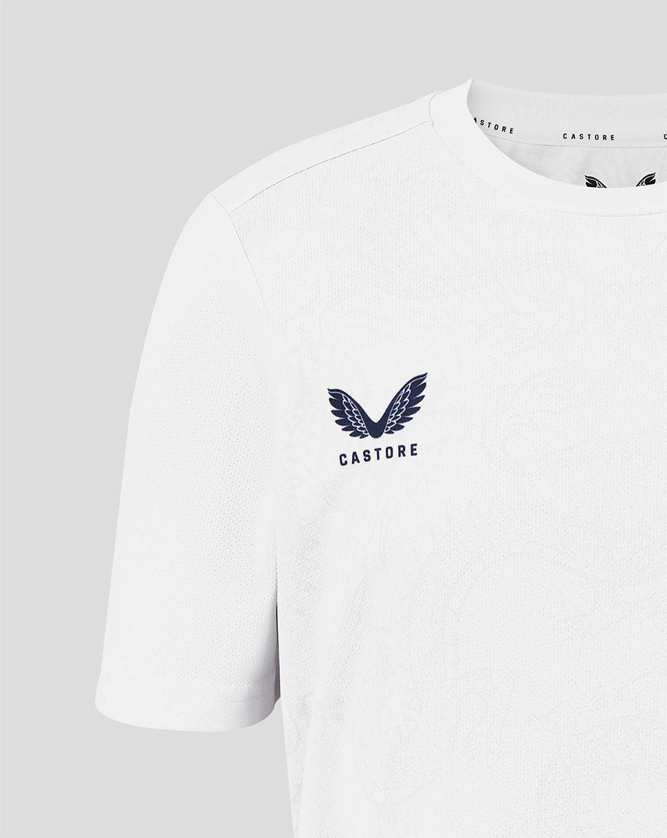 JUNIOR 26/27 HKCR GRAPHIC TRAINING TEE - WHITE
