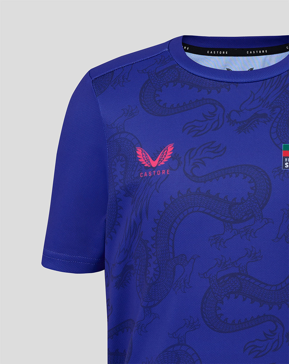 JUNIOR 2026 HK7s GRAPHIC TRAINING TEE - BLUE