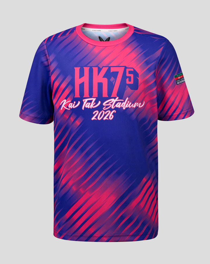 JUNIOR 26/27 HK7s SOUTHSTAND GRAPHIC TRAINING TEE - PINK/BLUE