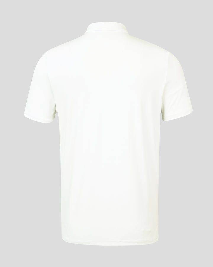 MENS 26/27 HKCR TRAVEL POLO SHIRT - WHITE