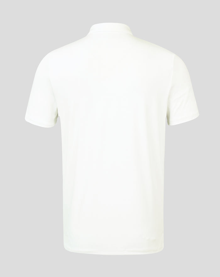 MENS 26/27 HKCR TRAVEL POLO SHIRT - WHITE