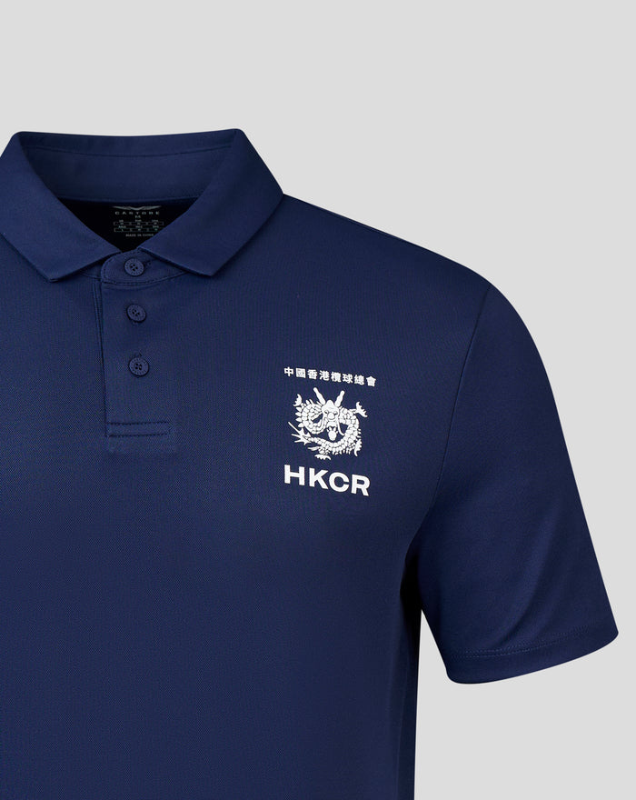 MENS 26/27 HKCR TRAVEL POLO SHIRT - NAVY
