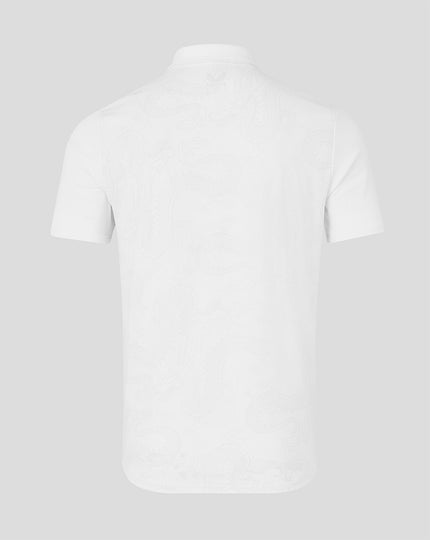 MENS 2026 HKCR GRAPHIC TRAINING POLO - WHITE
