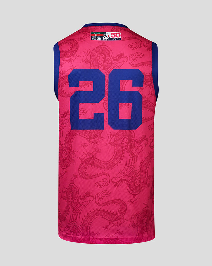 MENS 26/27 HK7s SOUTHSTAND  BASKETBALL VEST - PINK/BLUE