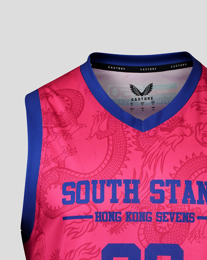 MENS 26/27 HK7s SOUTHSTAND  BASKETBALL VEST - PINK/BLUE