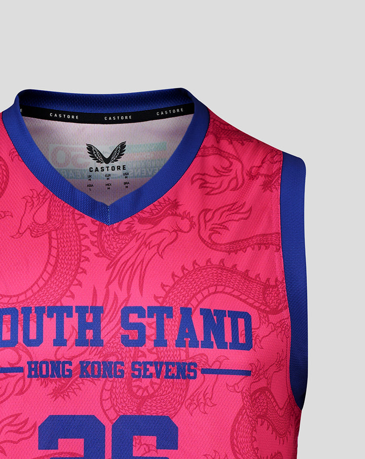 MENS 26/27 HK7s SOUTHSTAND  BASKETBALL VEST - PINK/BLUE