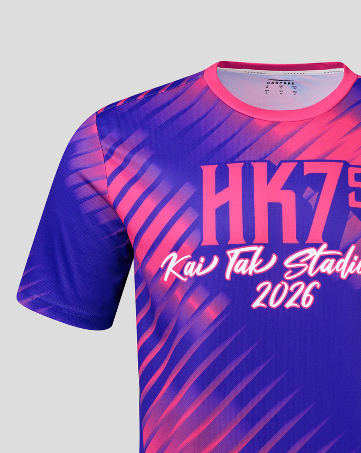 MENS 26/27 HK7s SOUTHSTAND GRAPHIC TRAINING TEE - PINK/BLUE