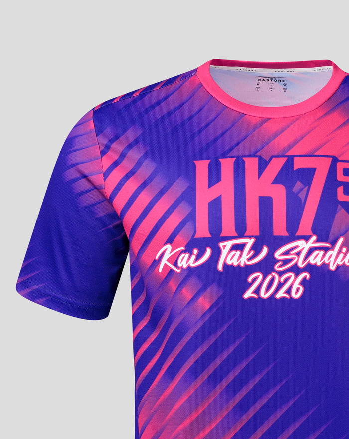 MENS 26/27 HK7s SOUTHSTAND GRAPHIC TRAINING TEE - PINK/BLUE