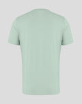 Back view of Aloe green unisex Big Wings T-Shirt.