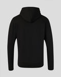Back view of black Big Wings Hoodie showing plain back design