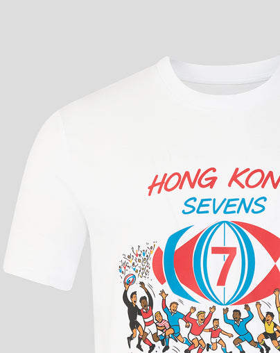 UNISEX 2026 HK7s RETRO T-SHIRT - WHITE