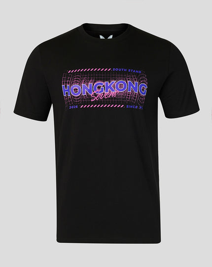 UNISEX 2026 HK7s SOUND WAVE T-SHIRT - BLACK