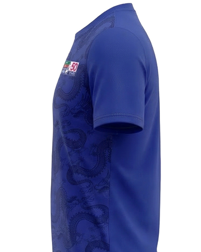 JUNIOR 2026 HK7s GRAPHIC TRAINING TEE - BLUE